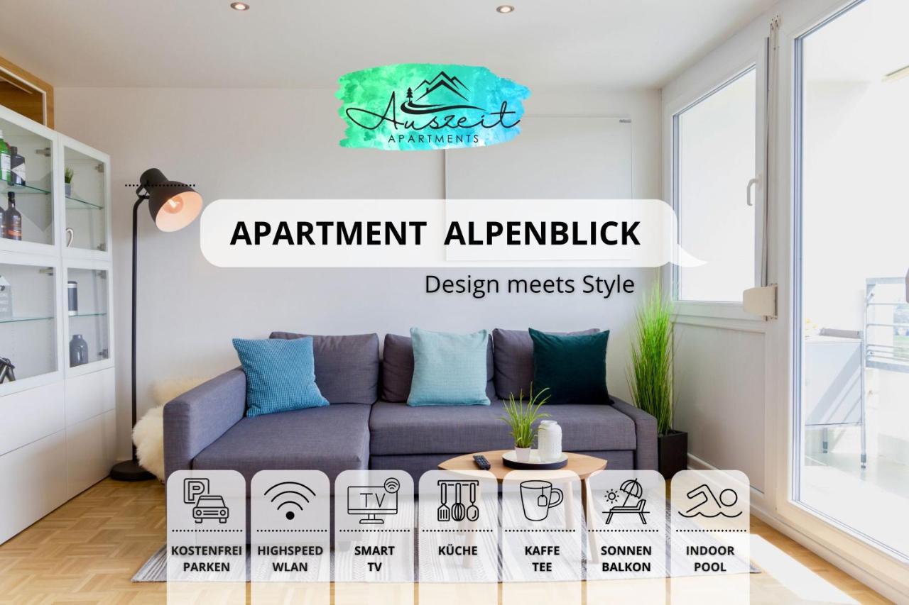 Auszeit Apartment Alpenblick: Alpine Panorama with Indoor Pool Oberteuringen Exterior photo