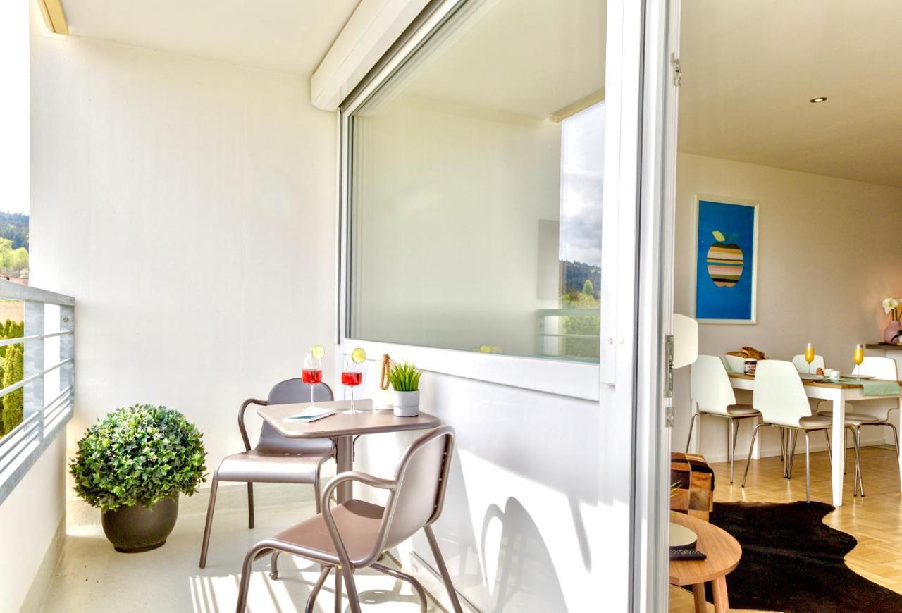 Auszeit Apartment Alpenblick: Alpine Panorama with Indoor Pool Oberteuringen Exterior photo